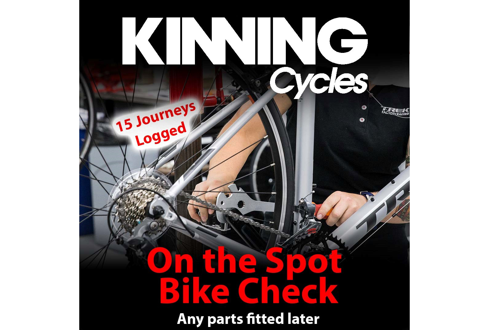 Free bike check with Kinning Cycles 
